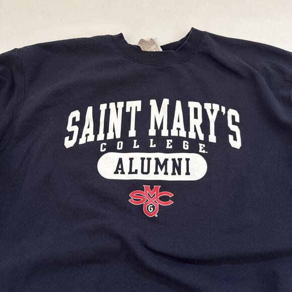 Vintage Mount St. Mary’s College Champion ALUMNI Sweatshirt Men XL Graphic Print - Picture 2 of 9